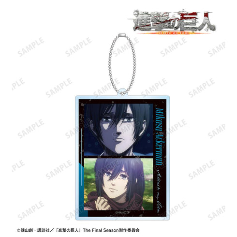 『進撃の巨人』ミカサ 場面写BIGアクリルキーホルダー【202510再販】