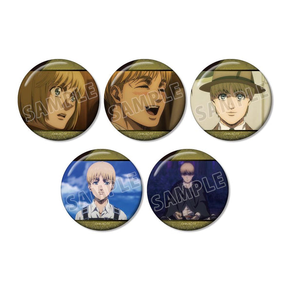 『進撃の巨人』アルミン 場面写缶バッジ5個セット vol.2【202510再販】