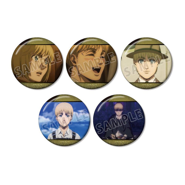 『進撃の巨人』アルミン 場面写缶バッジ5個セット vol.2【202603再販】