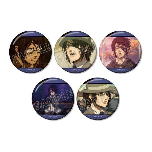 『進撃の巨人』ハンジ 場面写缶バッジ5個セット vol.2【202510再販】
