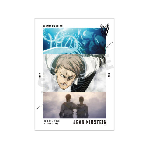 『進撃の巨人』ジャン 場面写A3マット加工ポスター vol.3【202503再販】