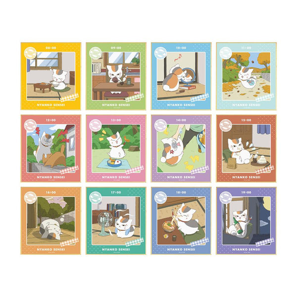 『夏目友人帳』描き下ろしイラスト ニャンコ先生の1日ver. トレーディングミニ色紙(単位/BOX)【202602再販】