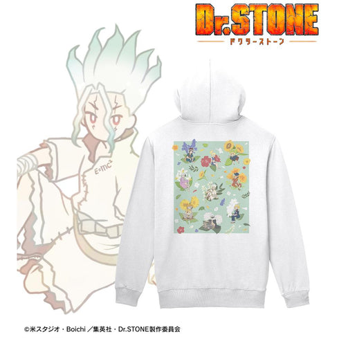 『Dr.STONE』Botania バックプリントジップパーカーメンズ【202510再販】
