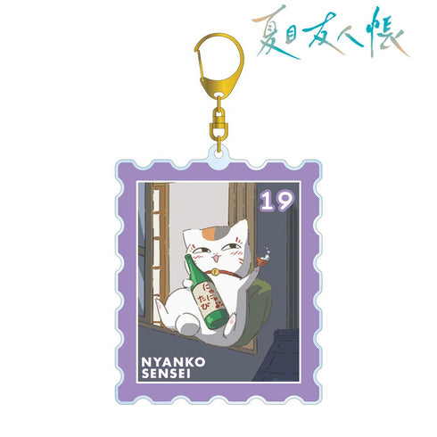『夏目友人帳』描き下ろしイラスト 19時のニャンコ先生 ニャンコ先生の1日ver. BIGアクリルキーホルダー【202602再販】