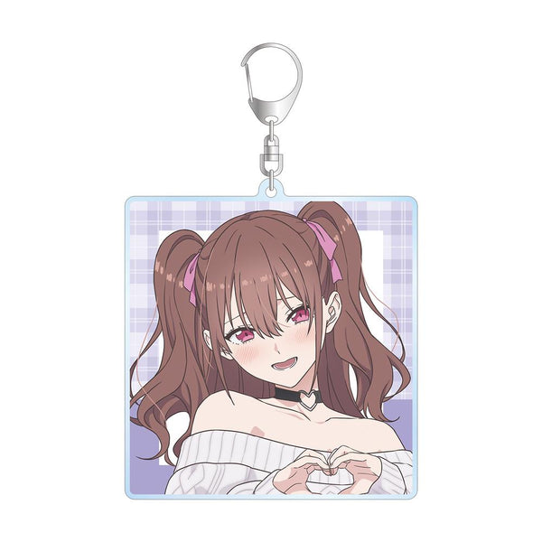 『2.5次元の誘惑』描き下ろし 橘美花莉 チェック柄コーデver. BIGアクリルキーホルダー