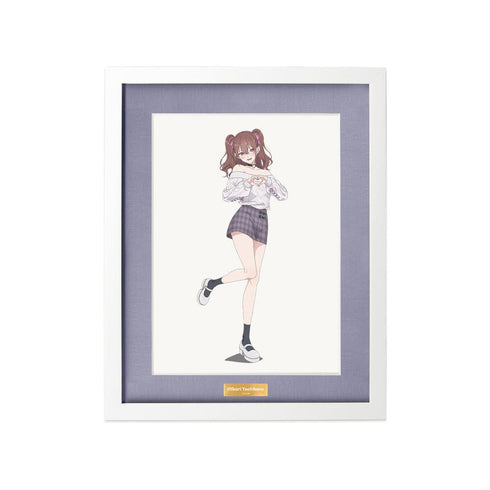 『2.5次元の誘惑』描き下ろし 橘美花莉 チェック柄コーデver. キャラファイングラフ