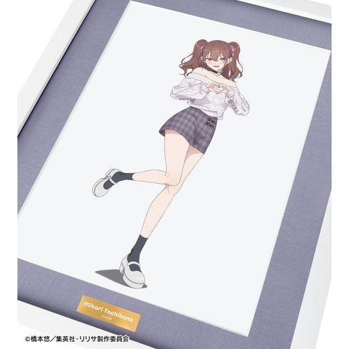 『2.5次元の誘惑』描き下ろし 橘美花莉 チェック柄コーデver. キャラファイングラフ【202603再販】