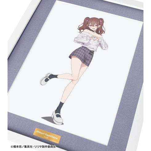 『2.5次元の誘惑』描き下ろし 橘美花莉 チェック柄コーデver. キャラファイングラフ【202507再販】