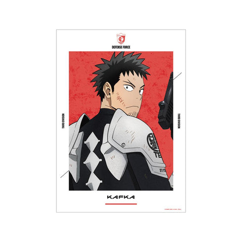 『怪獣8号』描き下ろし 日比野カフカ 戦う背中ver. A3マット加工ポスター
