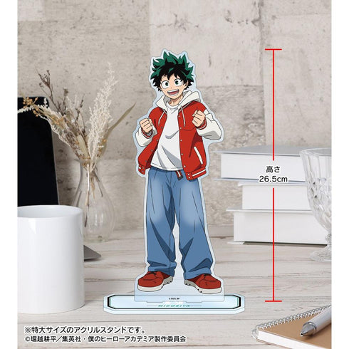 『僕のヒーローアカデミア』描き下ろし 緑谷出久 記念撮影ver. 特大アクリルスタンド【202608再販】