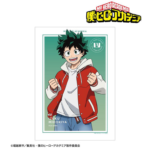 『僕のヒーローアカデミア』描き下ろし 緑谷出久 記念撮影ver. A3マット加工ポスター【202608再販】