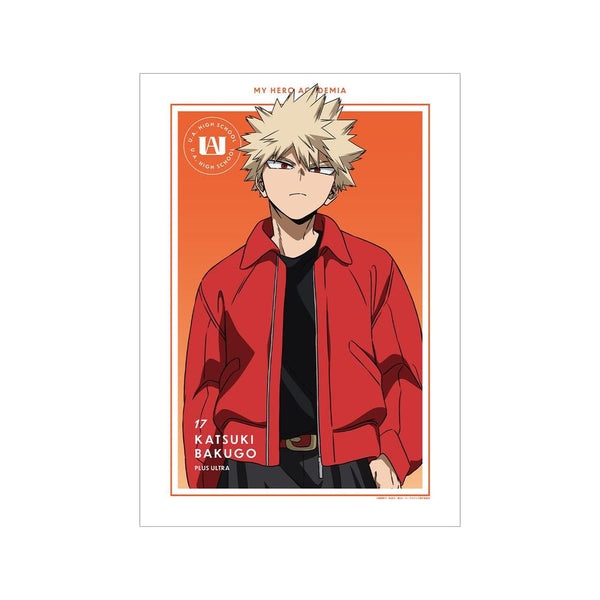 『僕のヒーローアカデミア』描き下ろし 爆豪勝己 記念撮影ver. A3マット加工ポスター【202603再販】