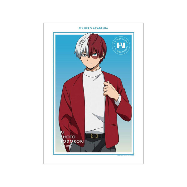 『僕のヒーローアカデミア』描き下ろし 轟焦凍 記念撮影ver. A3マット加工ポスター【202603再販】