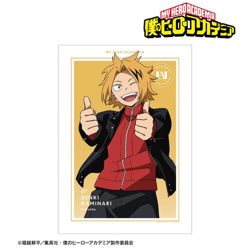 『僕のヒーローアカデミア』描き下ろし 上鳴電気 記念撮影ver. A3マット加工ポスター【202603再販】