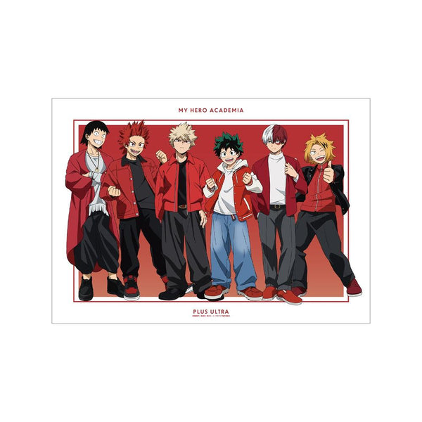 『僕のヒーローアカデミア』描き下ろし 集合 記念撮影ver. A3マット加工ポスター【202603再販】