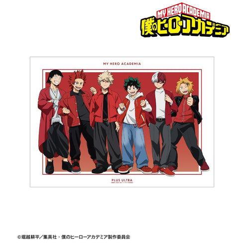 『僕のヒーローアカデミア』描き下ろし 集合 記念撮影ver. A3マット加工ポスター【202608再販】