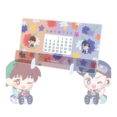 『爆走兄弟レッツ&ゴー!!』星馬 烈&星馬 豪 Botania 卓上アクリル万年カレンダー【202606再販】