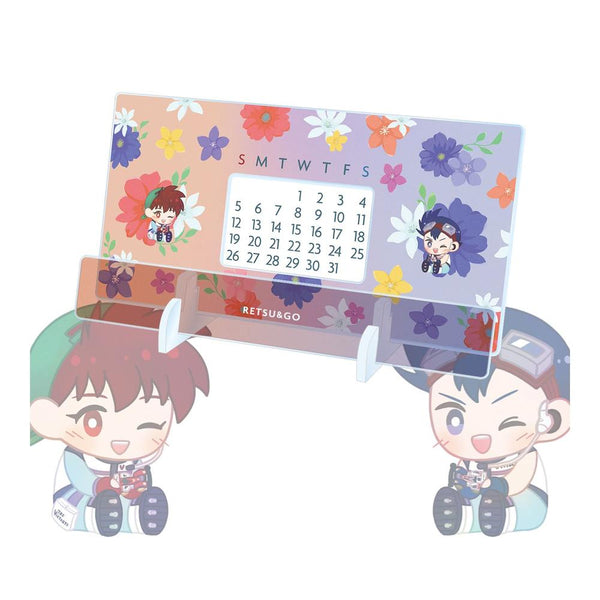 『爆走兄弟レッツ&ゴー!!』星馬 烈&星馬 豪 Botania 卓上アクリル万年カレンダー【202606再販】