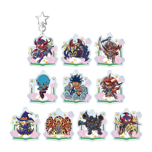 《遊戲王:決鬥怪獸》卡牌系列 卡通世界風格 Q版 第4彈 壓克力鑰匙圈(單位/盒)【202603再版】
