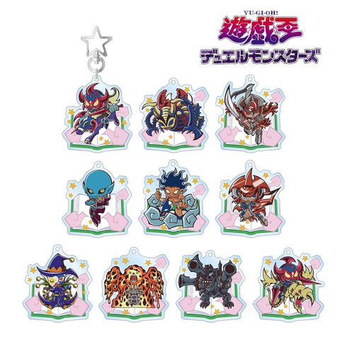 《遊戲王:決鬥怪獸》卡牌系列 卡通世界風格 Q版 第4彈 壓克力鑰匙圈(單位/盒)【202603再版】