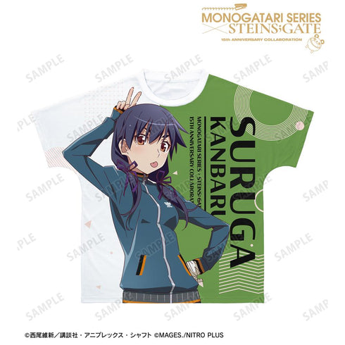 『物語シリーズ×STEINS;GATE』描き下ろし 神原駿河 コラボイラストver. フルグラフィックTシャツユニセックス