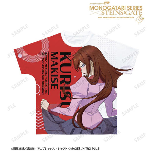 『物語シリーズ×STEINS;GATE』描き下ろし 牧瀬紅莉栖 コラボイラストver. フルグラフィックTシャツユニセックス