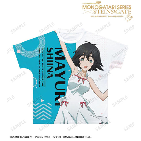 『物語シリーズ×STEINS;GATE』描き下ろし 椎名まゆり コラボイラストver. フルグラフィックTシャツユニセックス