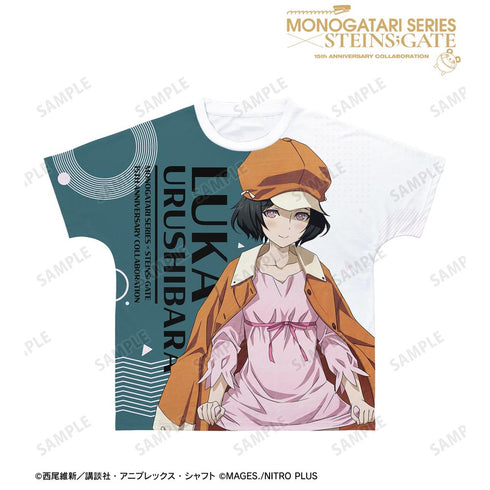 『物語シリーズ×STEINS;GATE』描き下ろし 漆原るか コラボイラストver. フルグラフィックTシャツユニセックス