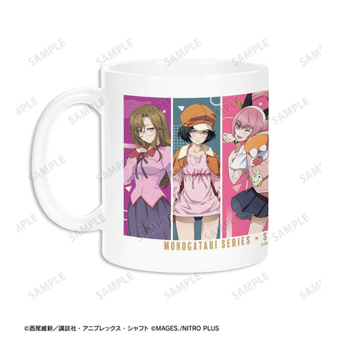 『物語シリーズ×STEINS;GATE』描き下ろし 集合B コラボイラストver. マグカップ