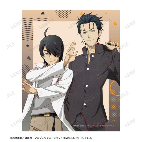 『物語シリーズ×STEINS;GATE』描き下ろし 阿良々木暦&岡部倫太郎 コラボイラストver. キャンバスボード