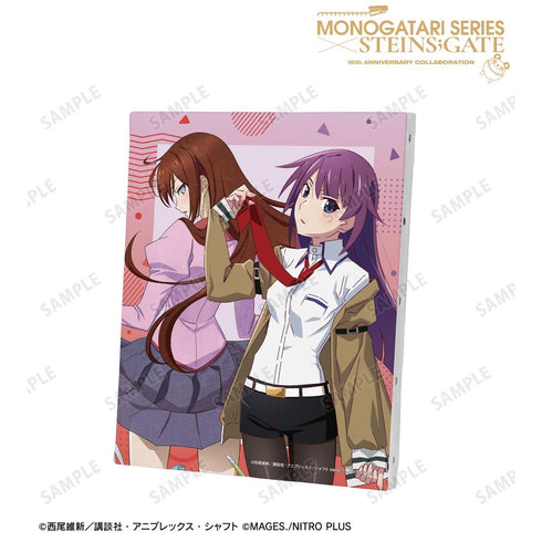 『物語シリーズ×STEINS;GATE』描き下ろし 戦場ヶ原ひたぎ&牧瀬紅莉栖 コラボイラストver. キャンバスボード