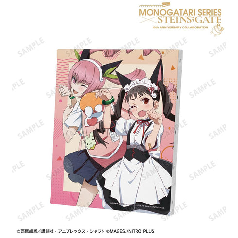 『物語シリーズ×STEINS;GATE』描き下ろし 八九寺真宵&フェイリス・ニャンニャン コラボイラストver. キャンバスボード