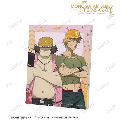 『物語シリーズ×STEINS;GATE』描き下ろし 忍野メメ&橋田至 コラボイラストver. キャンバスボード