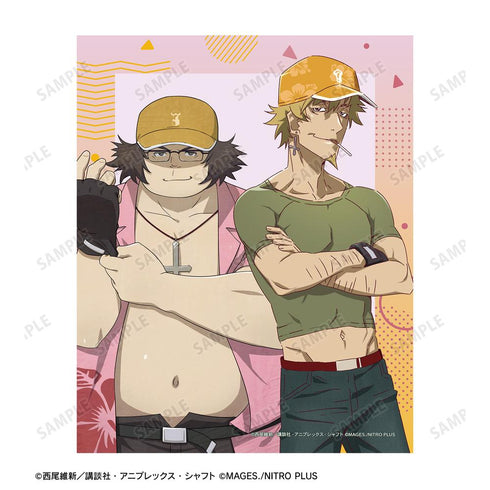 『物語シリーズ×STEINS;GATE』描き下ろし 忍野メメ&橋田至 コラボイラストver. キャンバスボード