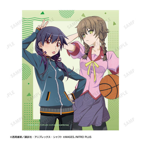 『物語シリーズ×STEINS;GATE』描き下ろし 神原駿河&阿万音鈴羽 コラボイラストver. キャンバスボード
