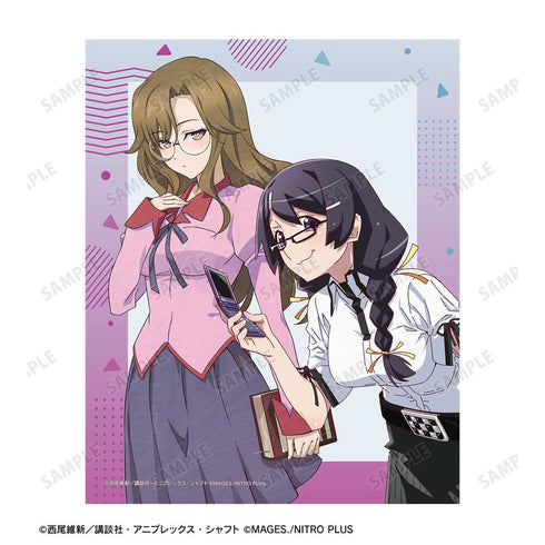 『物語シリーズ×STEINS;GATE』描き下ろし 羽川翼&桐生萌郁 コラボイラストver. キャンバスボード