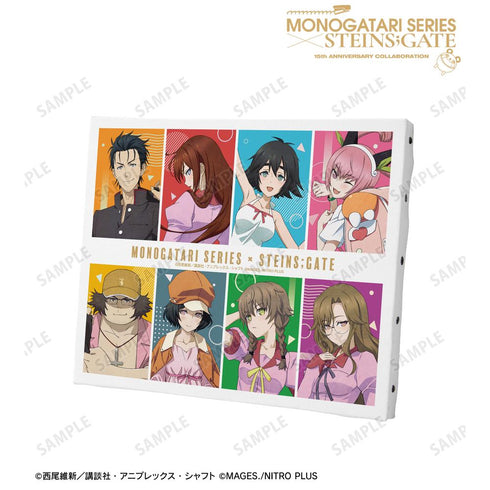 『物語シリーズ×STEINS;GATE』描き下ろし 集合B コラボイラストver. キャンバスボード