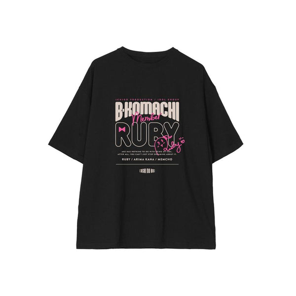 "【My Favorite Character】" 【My Favorite Character】 Ruby BIG Silhouette T-Shirt (Unisex) 【202608 Re-release】