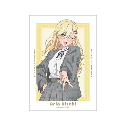 『2.5次元の誘惑』描き下ろし 喜咲アリア チェック柄コーデver. A3マット加工ポスター【202603再販】