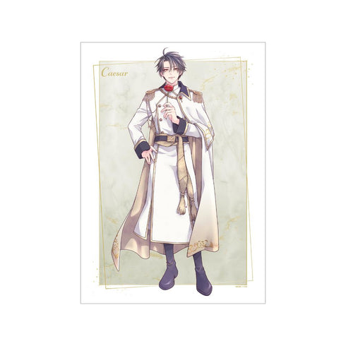 『黎明のアルカナ』藤間麗先生 描き下ろし シーザ 白の礼服ver. A3マット加工ポスター