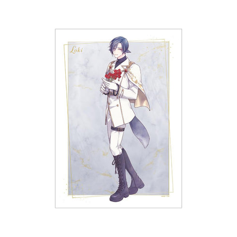 『黎明のアルカナ』藤間麗先生 描き下ろし ロキ 白の礼服ver. A3マット加工ポスター