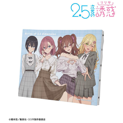 『2.5次元の誘惑』描き下ろし 集合 チェック柄コーデver. キャンバスボード