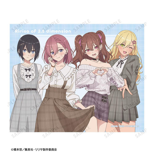 『2.5次元の誘惑』描き下ろし 集合 チェック柄コーデver. キャンバスボード