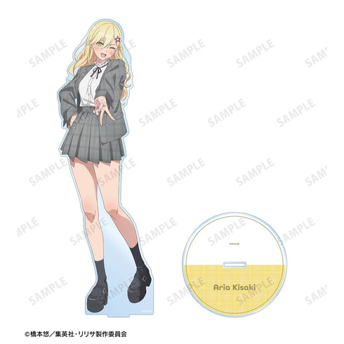 『2.5次元の誘惑』描き下ろし 喜咲アリア チェック柄コーデver. 特大アクリルスタンド【202507再販】