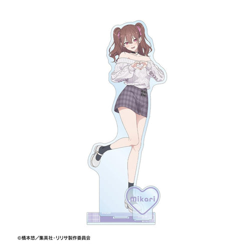 『2.5次元の誘惑』描き下ろし 橘美花莉 チェック柄コーデver. パーツ付きBIGアクリルスタンド【202507再販】