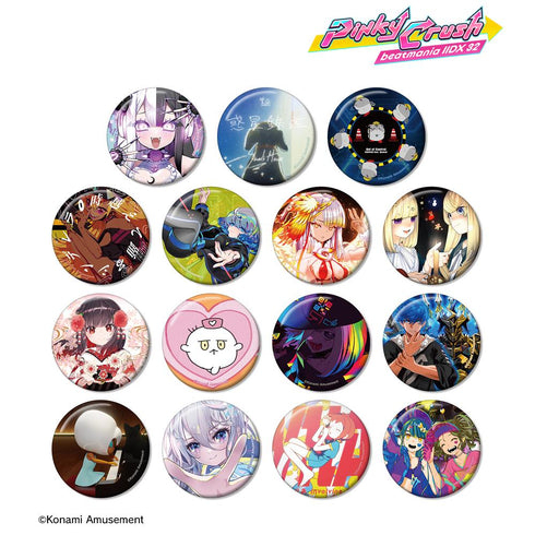『beatmania IIDX 32 Pinky Crush』トレーディング缶バッジ(単位/BOX)