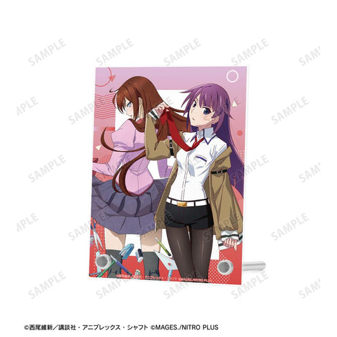 『物語シリーズ×STEINS;GATE』描き下ろし 戦場ヶ原ひたぎ&牧瀬紅莉栖 コラボイラストver. A6アクリルパネル