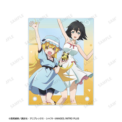 『物語シリーズ×STEINS;GATE』描き下ろし 忍野忍&椎名まゆり コラボイラストver. A6アクリルパネル