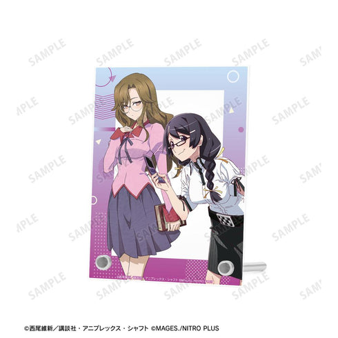 『物語シリーズ×STEINS;GATE』描き下ろし 羽川翼&桐生萌郁 コラボイラストver. A6アクリルパネル