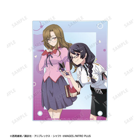 『物語シリーズ×STEINS;GATE』描き下ろし 羽川翼&桐生萌郁 コラボイラストver. A6アクリルパネル